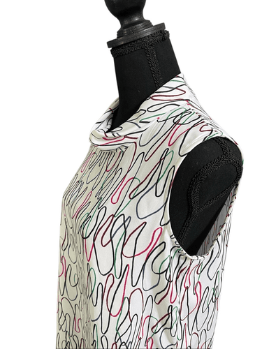 M.M. Lafleur Women’s The Lise Top Freeform Multi Sleeveless Top size Small Front - Thumbnail 9
