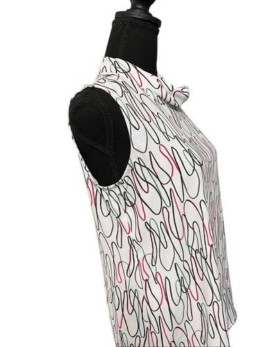 M.M. Lafleur Women’s The Lise Top Freeform Multi Sleeveless Top size Small Front - Thumbnail 6