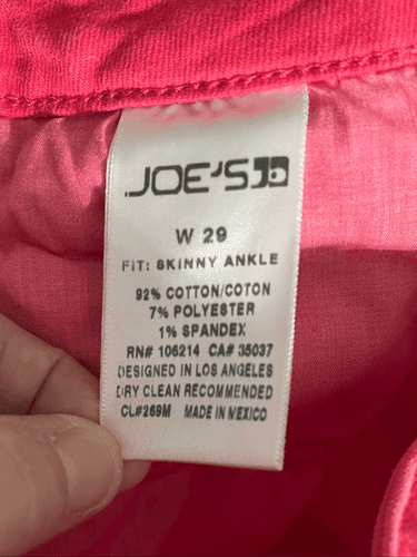 Joe’s Skinny Ankle Women’s Pink Glo Jeans - Thumbnail 8