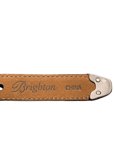 Brighton Vintage Braided Leather With Silver Buckle size Medium Belt - Thumbnail 11