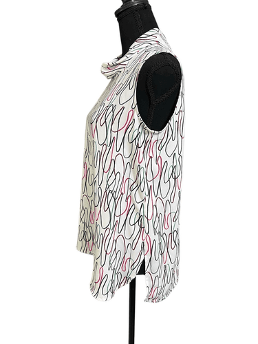 M.M. Lafleur Women’s The Lise Top Freeform Multi Sleeveless Top size Small Front - Thumbnail 5