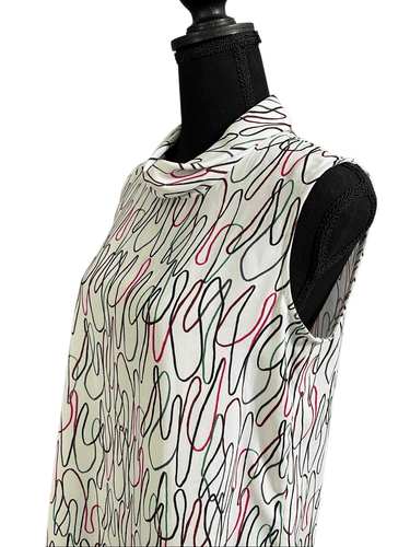 M.M. Lafleur Women’s The Lise Top Freeform Multi Sleeveless Top size Small Front - Thumbnail 7