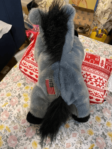 Ty Beanie Buddies LEFTY” Plush Donkey - Thumbnail 4