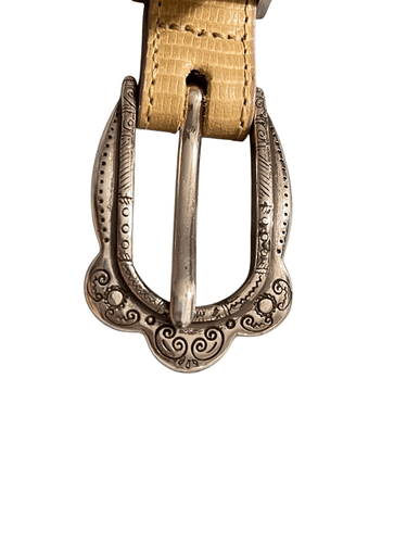 Brighton #10174 Women’s Vintage Beige Snake Embossed With Silver Etched Leather - Thumbnail 13