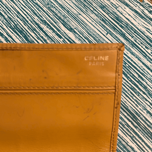 Celine Paris Macadam Pattern Bi-Fold Vintage Logo Wallet - Thumbnail 5