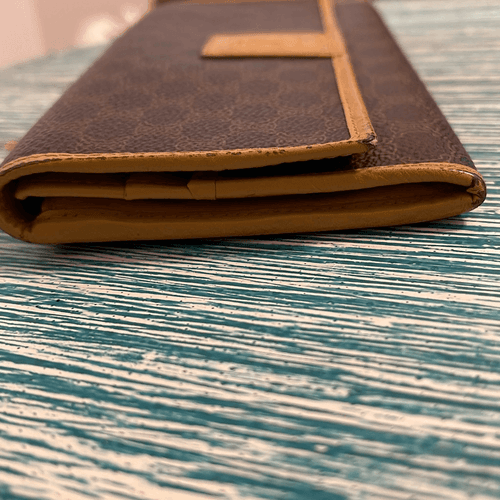 Celine Paris Macadam Pattern Bi-Fold Vintage Logo Wallet - Thumbnail 13