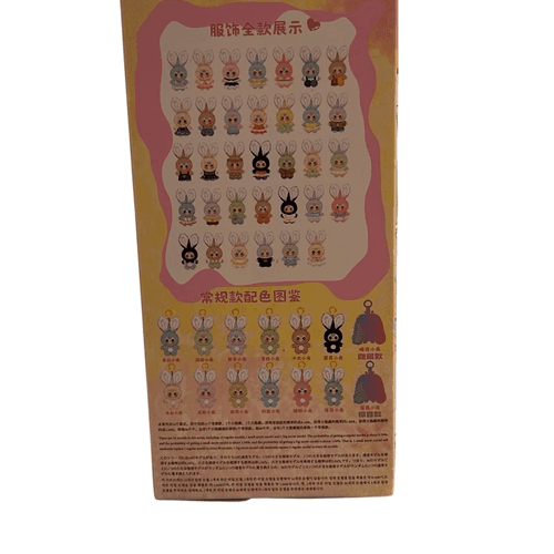Baby Three Miniature Bunny Plush Key Chain - Thumbnail 5