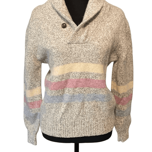 VTG Britches Great Outdoors Knit Wool Pullover Cardigan Sweater - Image 1