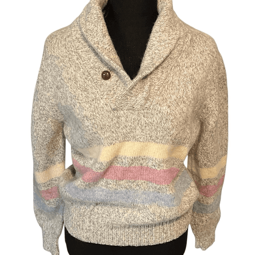VTG Britches Great Outdoors Knit Wool Pullover Cardigan Sweater - Thumbnail 3