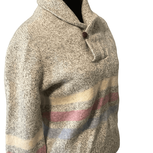 VTG Britches Great Outdoors Knit Wool Pullover Cardigan Sweater - Thumbnail 6