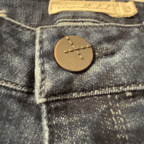 Unpublished Women’s Dark Wash Split Hem Skinny/Ankle Jeans - Thumbnail 9