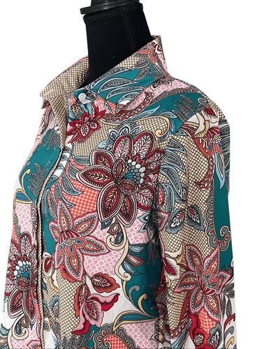 CherryBetty Paisley L/S Blouse/Top Small - Thumbnail 4