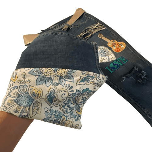 Old Navy The Flirt Re-Worked Jeans - Thumbnail 5