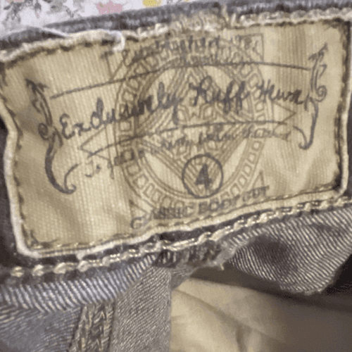 Exclusively by Ruff Hewn Boot Cut Grey Denim Jeans - Thumbnail 8