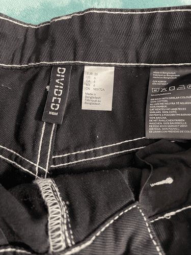 Divided Twill Cargo High-waist Loose Fit Straight Women’s Pants Size 6 - Thumbnail 9