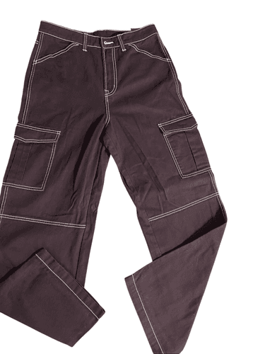 Divided Twill Cargo High-waist Loose Fit Straight Women’s Pants Size 6 - Thumbnail 2