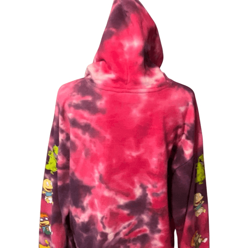Nickelodeon Rugrats Women’s Tie Dye L/S Short Waist Hoodie/Sweatshirt - Thumbnail 5