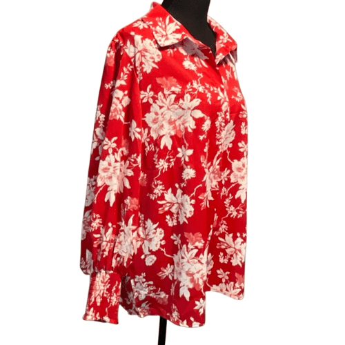 Flowery Women’s Bishop Sleeve Blouse/Top - Thumbnail 3