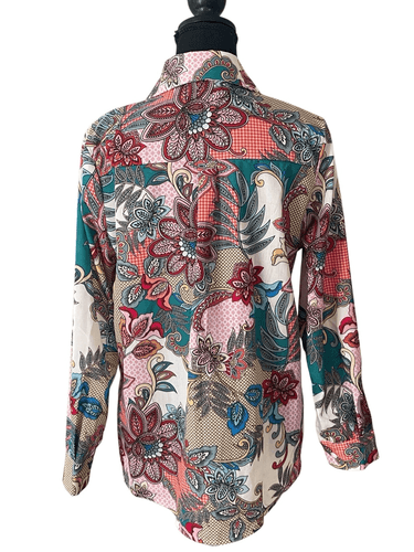 CherryBetty Paisley L/S Blouse/Top Small - Thumbnail 6