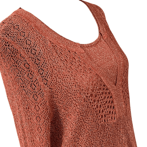 Chico’s Women’s Metallic Like Tunic/Sweater - Thumbnail 6