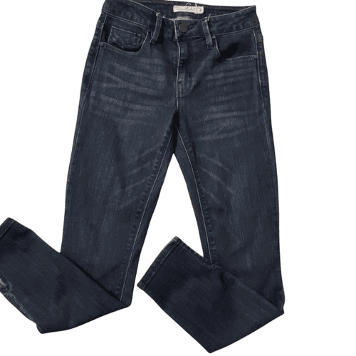 Unpublished Women’s Dark Wash Split Hem Skinny/Ankle Jeans - Image 1