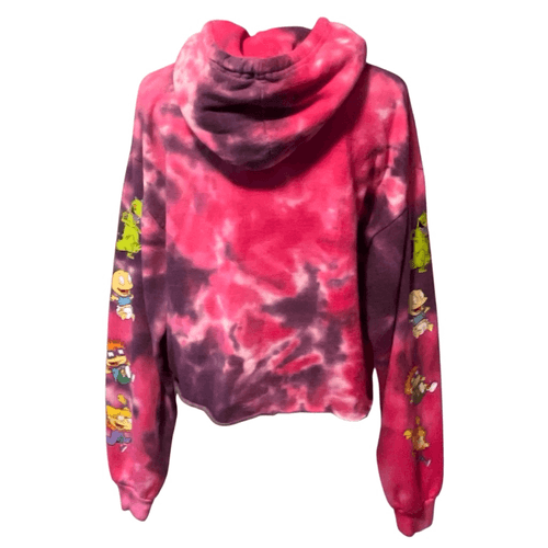 Nickelodeon Rugrats Women’s Tie Dye L/S Short Waist Hoodie/Sweatshirt - Thumbnail 6