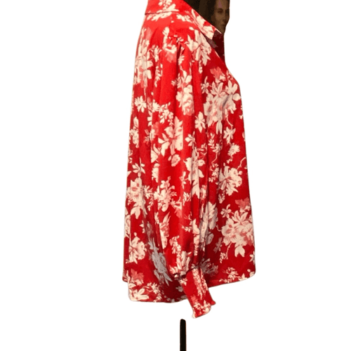 Flowery Women’s Bishop Sleeve Blouse/Top - Thumbnail 4