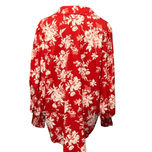 Flowery Women’s Bishop Sleeve Blouse/Top - Thumbnail 6