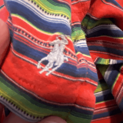 Polo Ralph Lauren Vintage 90’s Striped Polo Shirt - Thumbnail 8