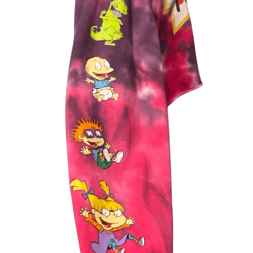 Nickelodeon Rugrats Women’s Tie Dye L/S Short Waist Hoodie/Sweatshirt - Thumbnail 7