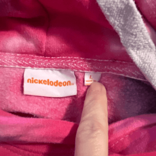 Nickelodeon Rugrats Women’s Tie Dye L/S Short Waist Hoodie/Sweatshirt - Thumbnail 9
