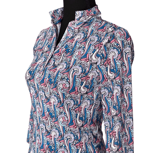 Daily Sports The Hype Mesh 3/4 Sleeve Women’s Golf Top/Shirt - Thumbnail 3
