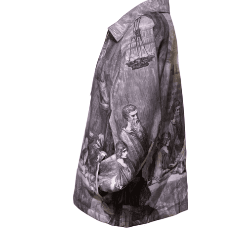 Hellpur The Last Supper” Men’s Streetwear Windbreaker Jacket/Coat - Thumbnail 8