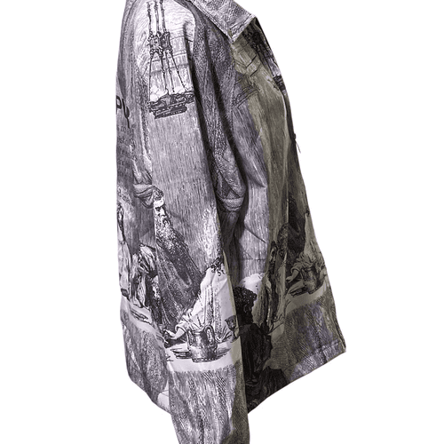 Hellpur The Last Supper” Men’s Streetwear Windbreaker Jacket/Coat - Thumbnail 7