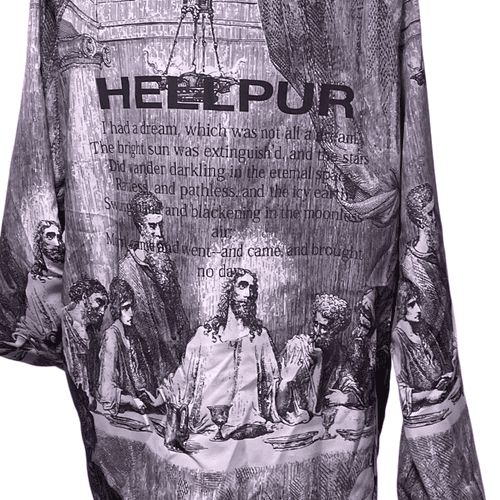 Hellpur The Last Supper” Men’s Streetwear Windbreaker Jacket/Coat - Thumbnail 2