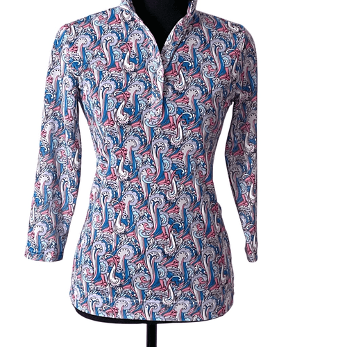 Daily Sports The Hype Mesh 3/4 Sleeve Women’s Golf Top/Shirt - Image 1