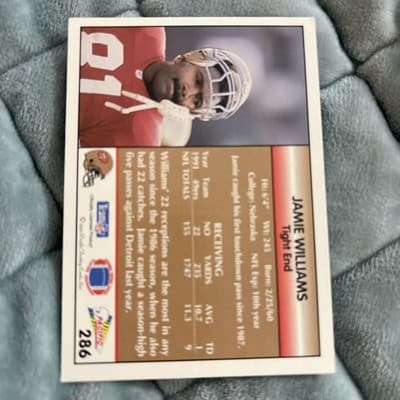 1992 Pacific - Jamie Williams #286 - Thumbnail 2