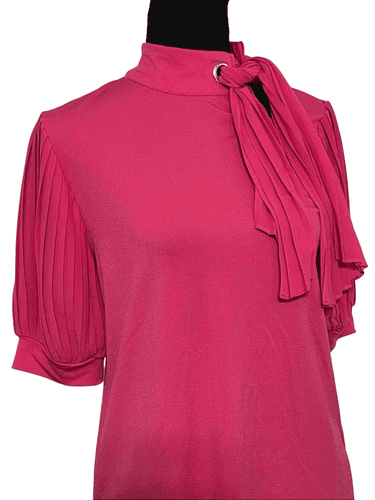 Cable & Gauge Women’s S/S Blouse - Thumbnail 2