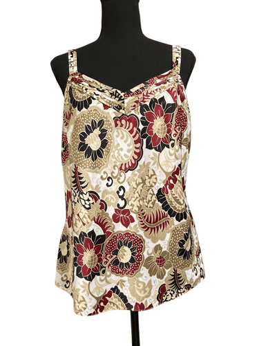 Ann Taylor Fitted Camisole/Tank Top Sweetheart Inspired V-Neck Silk Like Top siz - Image 1