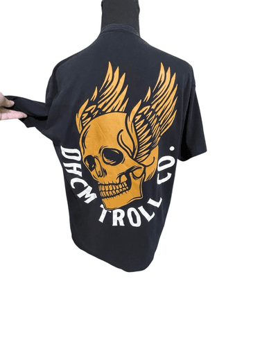 Troll Co Dirty Hands Clean Money Men’s Skull S/S T-Shirt - Image 1