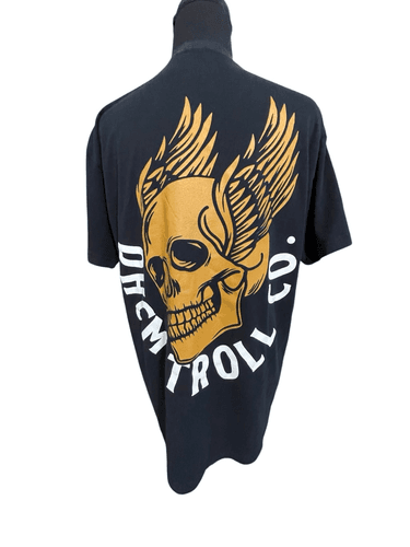 Troll Co Dirty Hands Clean Money Men’s Skull S/S T-Shirt - Thumbnail 4