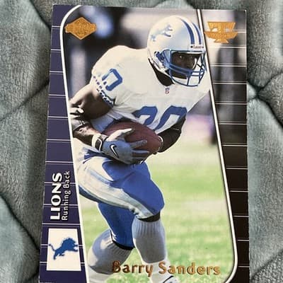 1999 Collector's Edge Triumph - Barry Sanders #T15 - Thumbnail 5