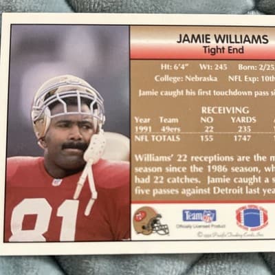 1992 Pacific - Jamie Williams #286 - Thumbnail 3