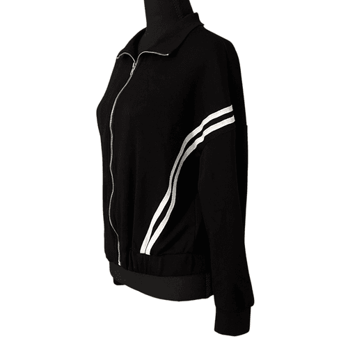 Casly Lamiit Juniors L/S Zipper Front Jacket - Thumbnail 3