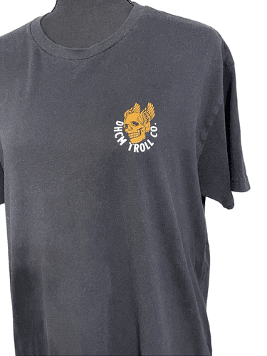 Troll Co Dirty Hands Clean Money Men’s Skull S/S T-Shirt - Thumbnail 3
