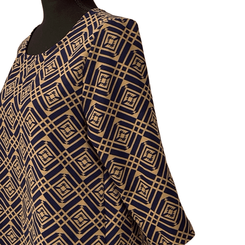 Everly Women’s 3/4 Sleeve Aztec Top/Blouse - Thumbnail 4