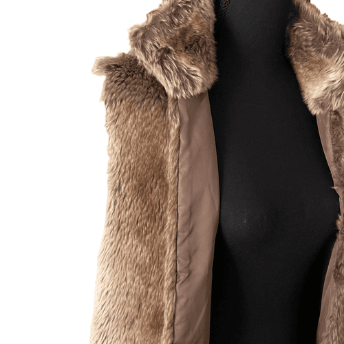 89th & Madison Vegan Fur/Knitted Vest - Thumbnail 5