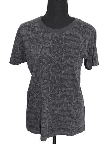 Anine Bing Lili Python Print S/S T-Shirt - Image 1