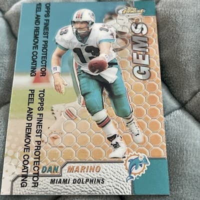 1999 Topps Finest - Gems Dan Marino #128 - Thumbnail 2