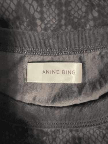 Anine Bing Lili Python Print S/S T-Shirt - Thumbnail 8